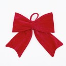 Jessa-Christmas-Red-Velvet-Bow-Decoration-by-Habitat Sale