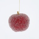 Frosted-Red-Apple-Christmas-Hanging-Decoration-by-Habitat Sale