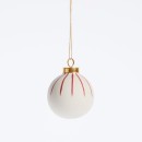 Aurora-WhiteRed-Ceramic-Christmas-Bauble-by-Habitat Sale