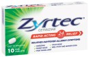 Zyrtec-Cetirizine-Rapid-Acting-Relief-Mini-Tablets-10-Pack Sale