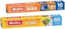 Multix-Baking-Paper-10mx30cm-or-Cling-Wrap-60mx33cm Sale