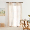 Washed-Linen-Natural-Sheer-Curtain-Pair-by-MUSE Sale