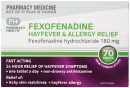 Pharmacy-Health-Fexofenadine-Hayfever-Allergy-Relief-70-Tablets Sale