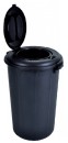 130-Litre-Outdoor-Bin-Black-with-Double-Lid Sale