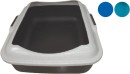 Cat-Litter-Tray-Toilet-with-Rim-50x40x16cm Sale