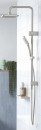 Caroma-Brushed-Nickel-Luna-Multifunction-Rail-Shower-with-Overhead Sale