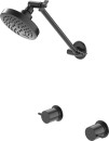 Caroma-Black-Luna-Lever-Shower-Tap-Set Sale