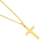 9ct-Gold-Polished-Cross-Pendant Sale