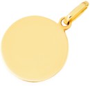 9ct-Gold-12mm-Round-Disc-Charm Sale