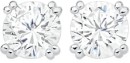 Sterling-Silver-65mm-Cubic-Zirconia-4-Double-Claw-Stud-Earrings Sale