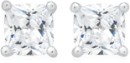 Sterling-Silver-4mm-Cushion-Cubic-Zirconia-Studs Sale