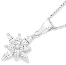 Sterling-Silver-Multi-Cubic-Zirconia-Star-Pendant Sale