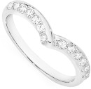 Sterling-Silver-Cubic-Zirconia-V-Shape-Band Sale