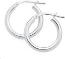 Sterling-Silver-22x12mm-Hoop-Earrings Sale