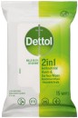 Dettol-2in1-Antibacterial-Hands-Surface-Wipes-15-Pack Sale