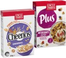 Uncle-Tobys-Plus-410-435g-or-Cheerios-320g-Cereal-Selected-Varieties Sale