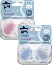 Tommee-Tippee-Night-Time-Soothers-0-6m-or-6-18m-2-Pack Sale