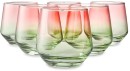 6-Two-Tone-Stemless-Glasses Sale