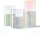 3-Pack-White-Iridescent-LED-Candles Sale