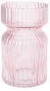 Small-Pink-Ribbed-Vase Sale