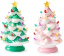 Battery-Operated-LED-Light-Up-Ceramic-Tree-Assorted Sale