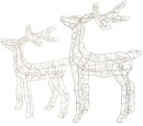 2-Pack-LED-Light-Up-Standing-Reindeers Sale