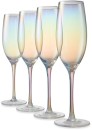 4-Lustre-Flute-Glasses Sale