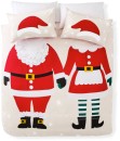 Mr-Mrs-Claus-Cotton-Rich-Reversible-Quilt-Cover-Set-Queen-Bed Sale