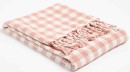 Target-Avery-Gingham-Throw-Peach Sale