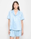 Target-Short-Sleeve-Satin-Pyjama-Set-Cashmere-Blue Sale