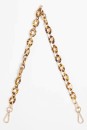 Target-Resin-Linked-Short-Bag-Strap-Tort-Gold Sale