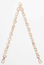 Target-Resin-Linked-Short-Bag-Strap-Cream-Gold Sale