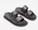 Target-Womens-Lauren-II-Moulded-Double-Strap-Sandals-Black Sale