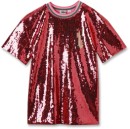 Wicked-Sequin-T-Shirt-in-Pink Sale