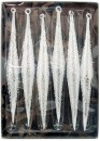 David-Jones-Collection-Silver-Glittered-Glass-Icicles-14cm Sale