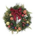 David-Jones-Collection-Nutcracker-and-Baubles-Wreath-60cm Sale