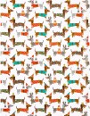 David-Jones-Collection-Christmas-Wrap-Roll-5m-Daschunds Sale