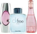 Guess-Women-EDP-75mL-Calvin-Klein-CK-Free-For-Men-EDT-100mL-or-Davidoff-Cool-Water-Sea-Rose-EDT-100mL Sale