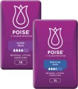 Poise-Incontinence-Pads-Regular-16-Pack-or-Super-14-Pack Sale