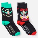 2-Pack-The-Simpsons-Krusty-The-Clown-License-Socks Sale