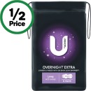 U-by-Kotex-Extra-Overnight-Pads-Pk-8 Sale