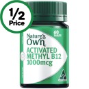 Natures-Own-Activated-Methyl-B12-1000mcg-Tablets-Pk-60 Sale