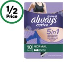 Always-Discreet-Active-Pads-Pk-10 Sale