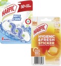 Harpic-In-The-Bowl-Toilet-Cleaner-39g-or-Hygienic-Fresh-Sticker-2-Pack Sale