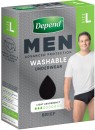 Depend-Real-Fit-Washable-Briefs-1-Pack Sale