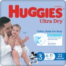 Huggies-Ultra-Dry-for-Boys-Size-3-22-Nappies Sale