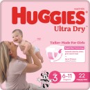 Huggies-Ultra-Dry-for-Girls-Size-3-22-Nappies Sale