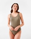 Trim-Scoop-Neck-One-Piece Sale