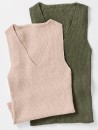 Sleeveless-True-Knit-Textured-V-Neck-Top Sale