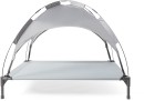 Pet-Elevated-Bed-with-Canopy-Grey Sale